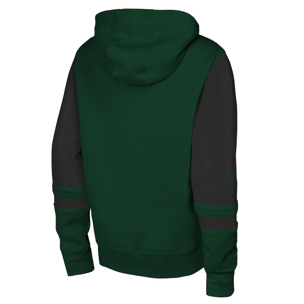 Milwaukee Bucks Outerstuff Youth Straight to the League Full-Zip Hoodie Hunter Green