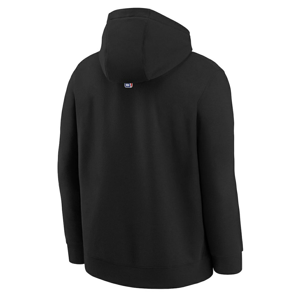 Nike Brooklyn Nets Youth 2025/26 Club Fleece Hoodie Black