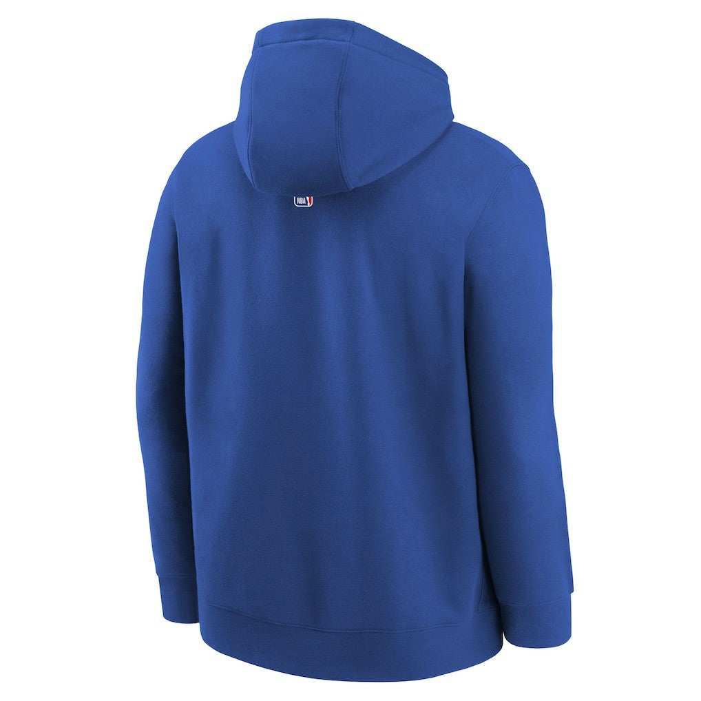 Nike Dallas Mavericks Youth 2025/26 Club Fleece Hoodie Blue
