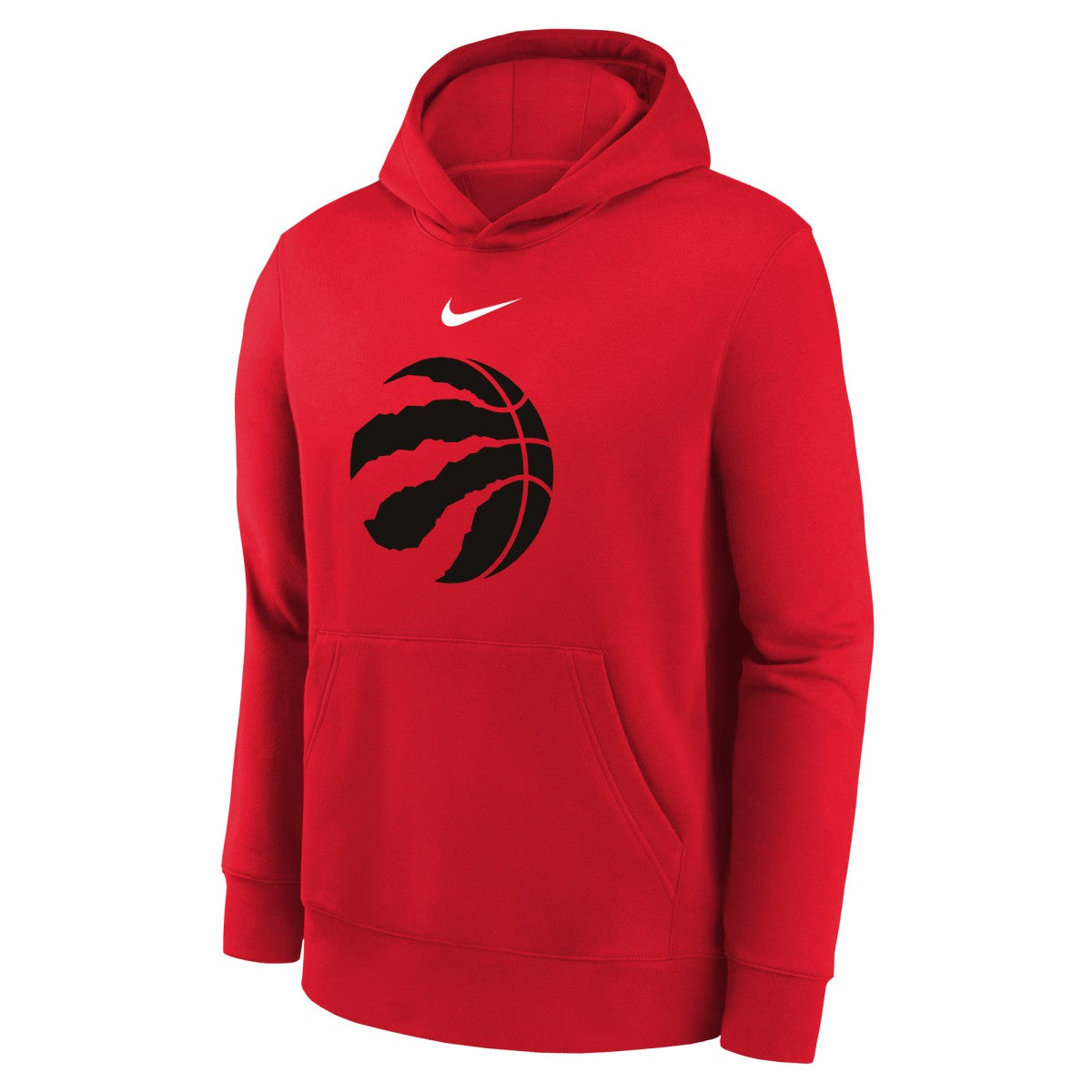 Nike Toronto Raptors Youth 2025/26 Club Fleece Hoodie Red