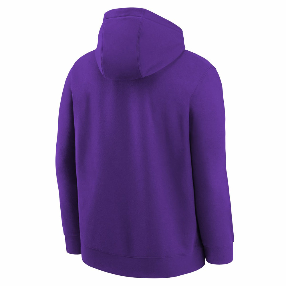 Nike Utah Jazz Youth 2025/26 Club Fleece Practice Hoodie Purple