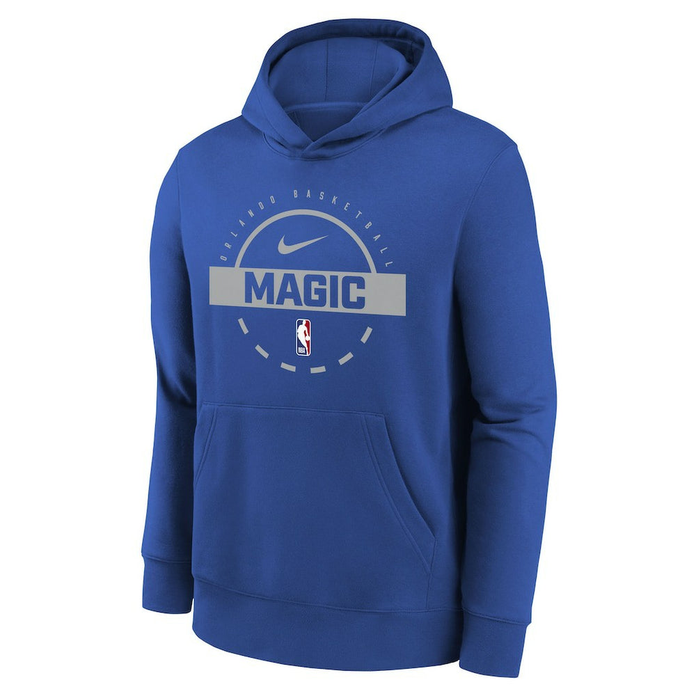 Nike Orlando Magic Youth 2025/26 Club Fleece Practice Hoodie Blue