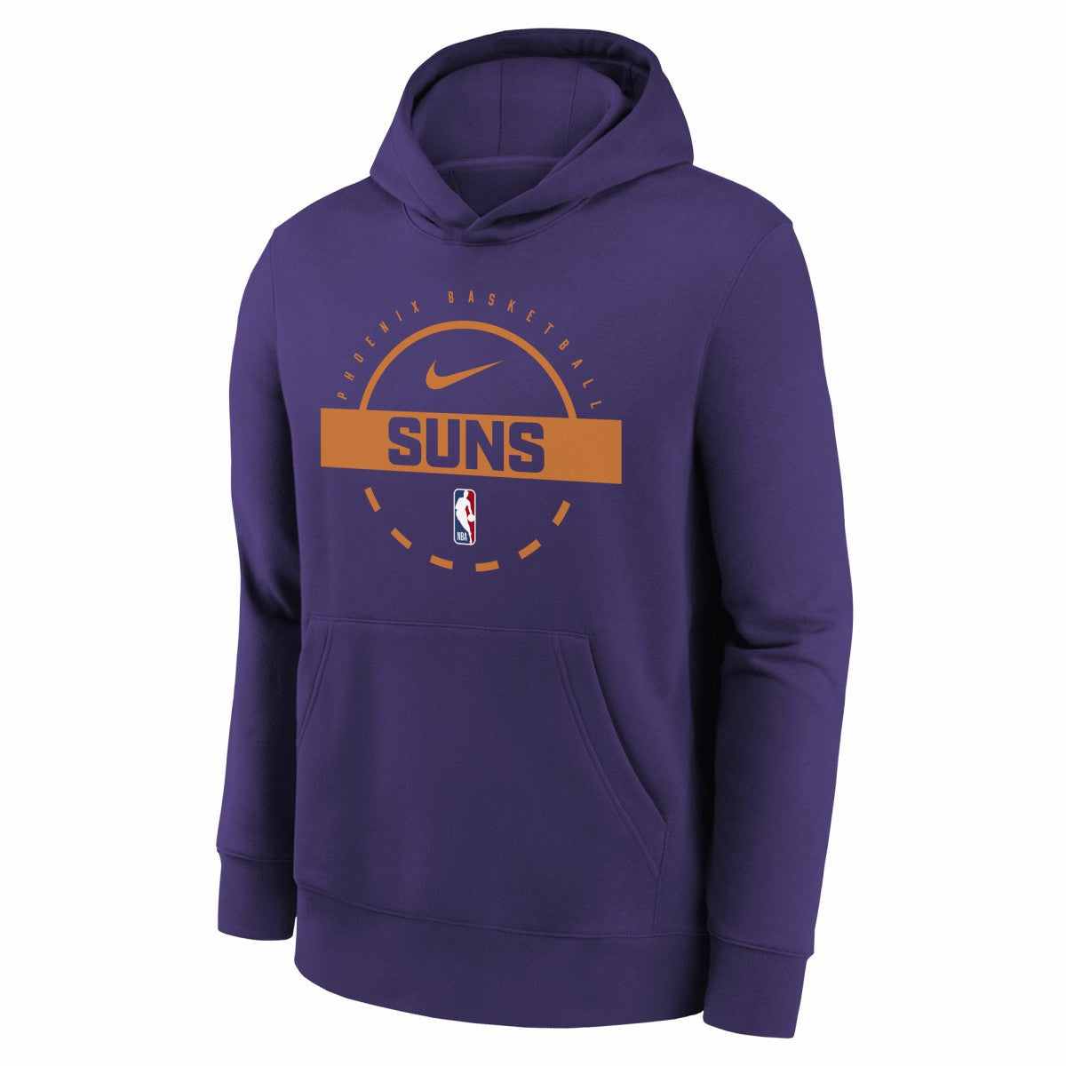Nike Phoenix Suns Youth 2025/26 Club Fleece Practice Hoodie Purple