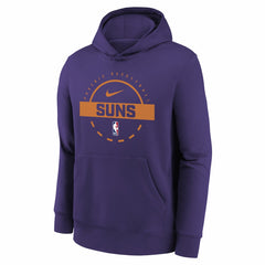Nike Phoenix Suns Youth 2025/26 Club Fleece Practice Hoodie Purple