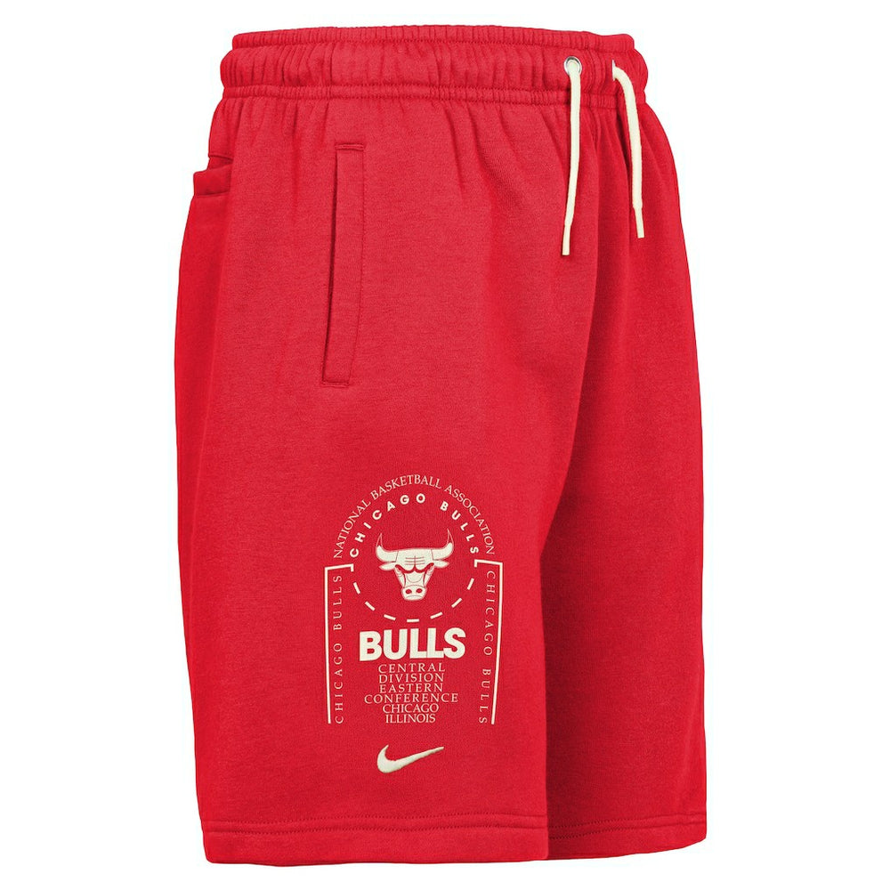 Nike Chicago Bulls Youth Courtside Club Fleece Shorts Red