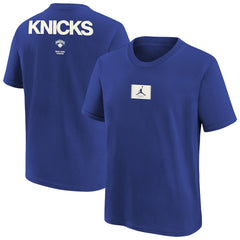 New York Knicks Jordan Brand Youth Courtside Statement 85 T-Shirt Royal