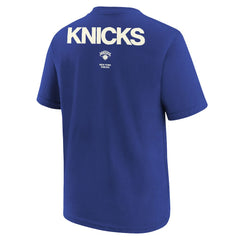 New York Knicks Jordan Brand Youth Courtside Statement 85 T-Shirt Royal