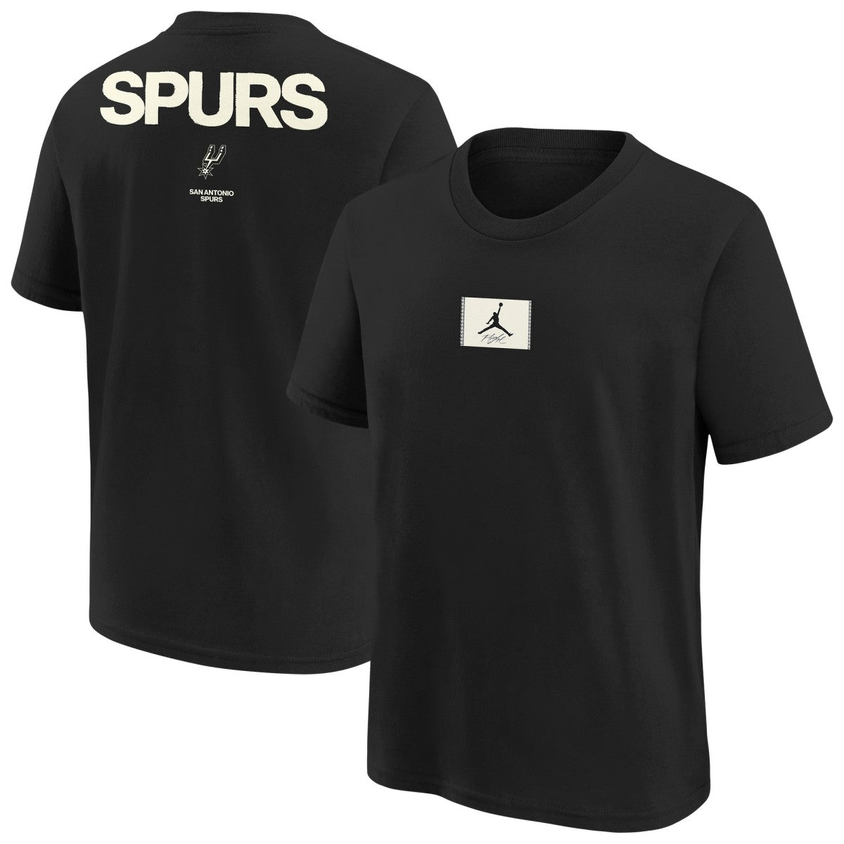 San Antonio Spurs Jordan Brand Youth Courtside Statement 85 T-Shirt Black