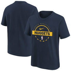 Nike Denver Nuggets Youth Practice T-Shirt Navy
