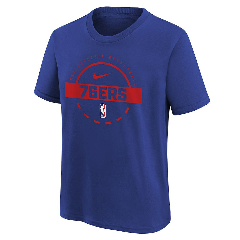 Nike Philadelphia 76ers Youth Practice T-Shirt Royal