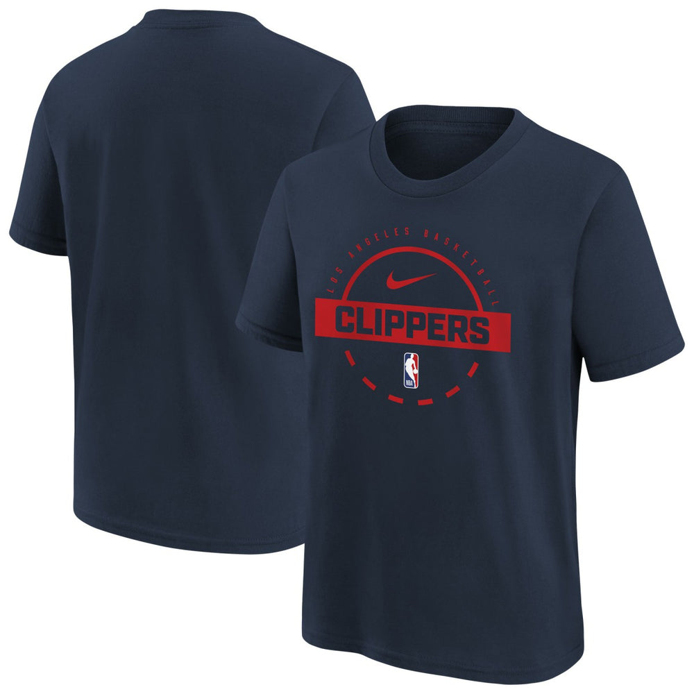 Nike LA Clippers Youth Practice T-Shirt Navy
