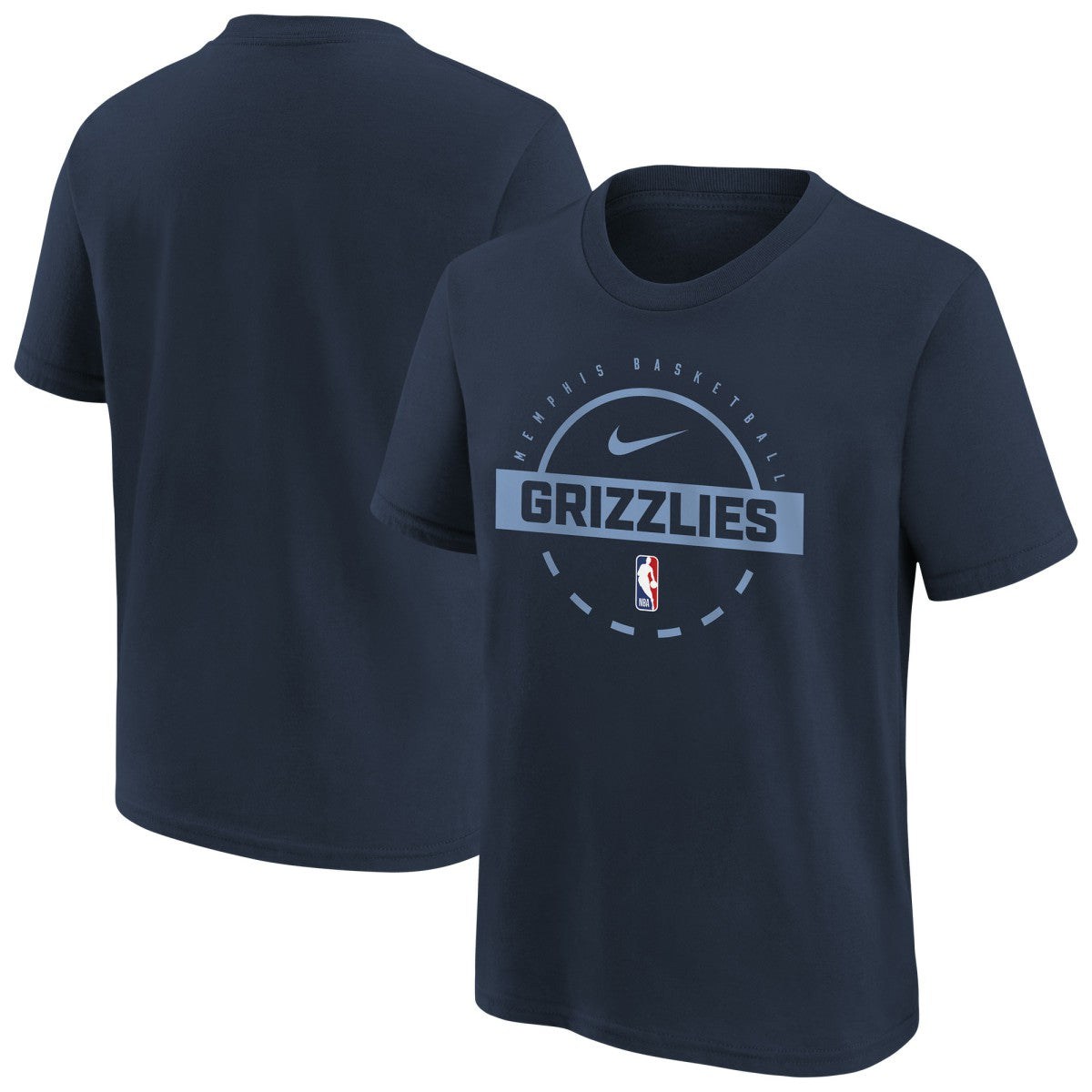 Nike Memphis Grizzlies Youth Practice T-Shirt Navy