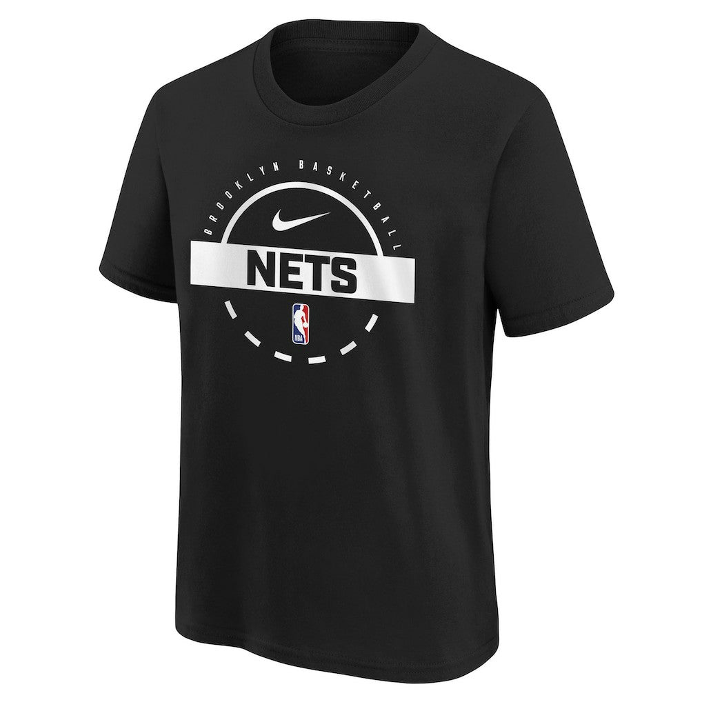 Nike Brooklyn Nets Youth Practice T-Shirt Black