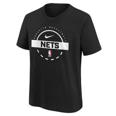 Nike Brooklyn Nets Youth Practice T-Shirt Black