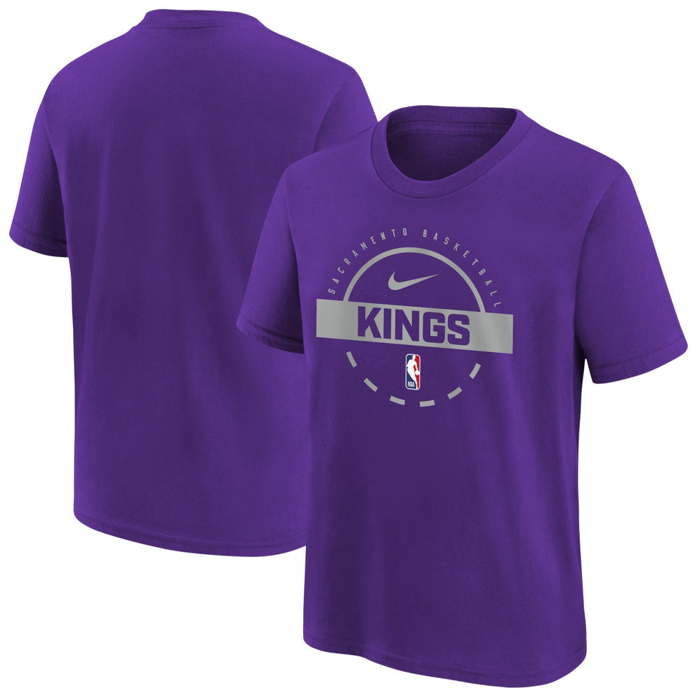 Nike Sacramento Kings Youth Practice T-Shirt Purple