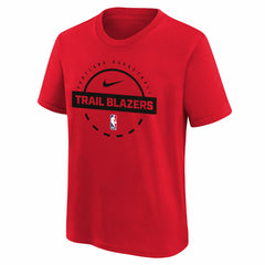 Nike Portland Trail Blazers Youth Practice T-Shirt Red