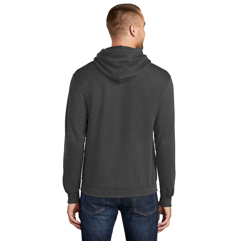 Buffalo Bills Starter Arch Over Logo Pullover Hoodie - Charcoal - NFL