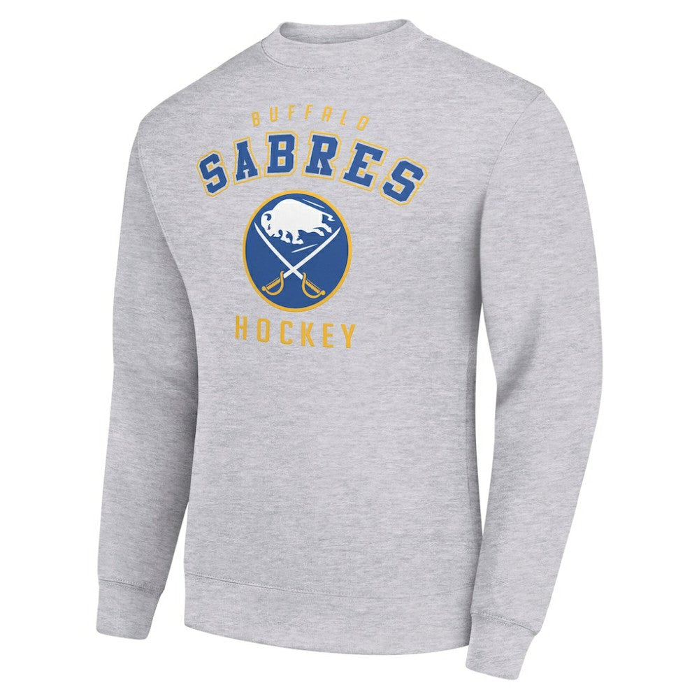 Buffalo Sabres Men's Starter Team Logo Fleece Pullover Sweatshirt - Heather Gray | NHL online