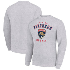 Florida Panthers Men's Starter Team Logo Fleece Pullover Sweatshirt - Heather Gray | NHL discount