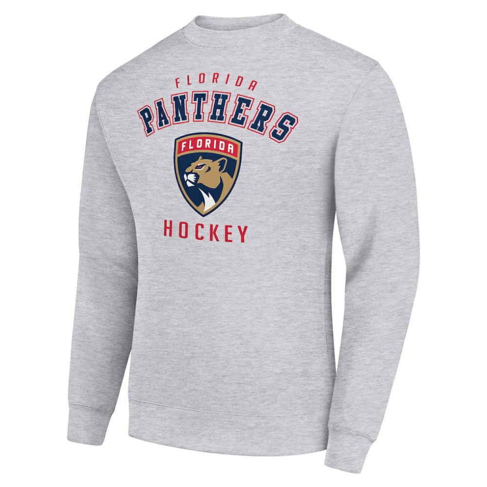 Florida Panthers Men's Starter Team Logo Fleece Pullover Sweatshirt - Heather Gray | NHL discount