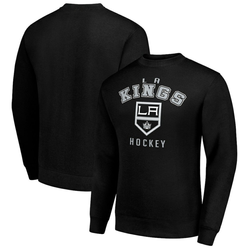 Los Angeles Kings Men's Starter Team Logo Fleece Pullover Sweatshirt - Black | NHL near me