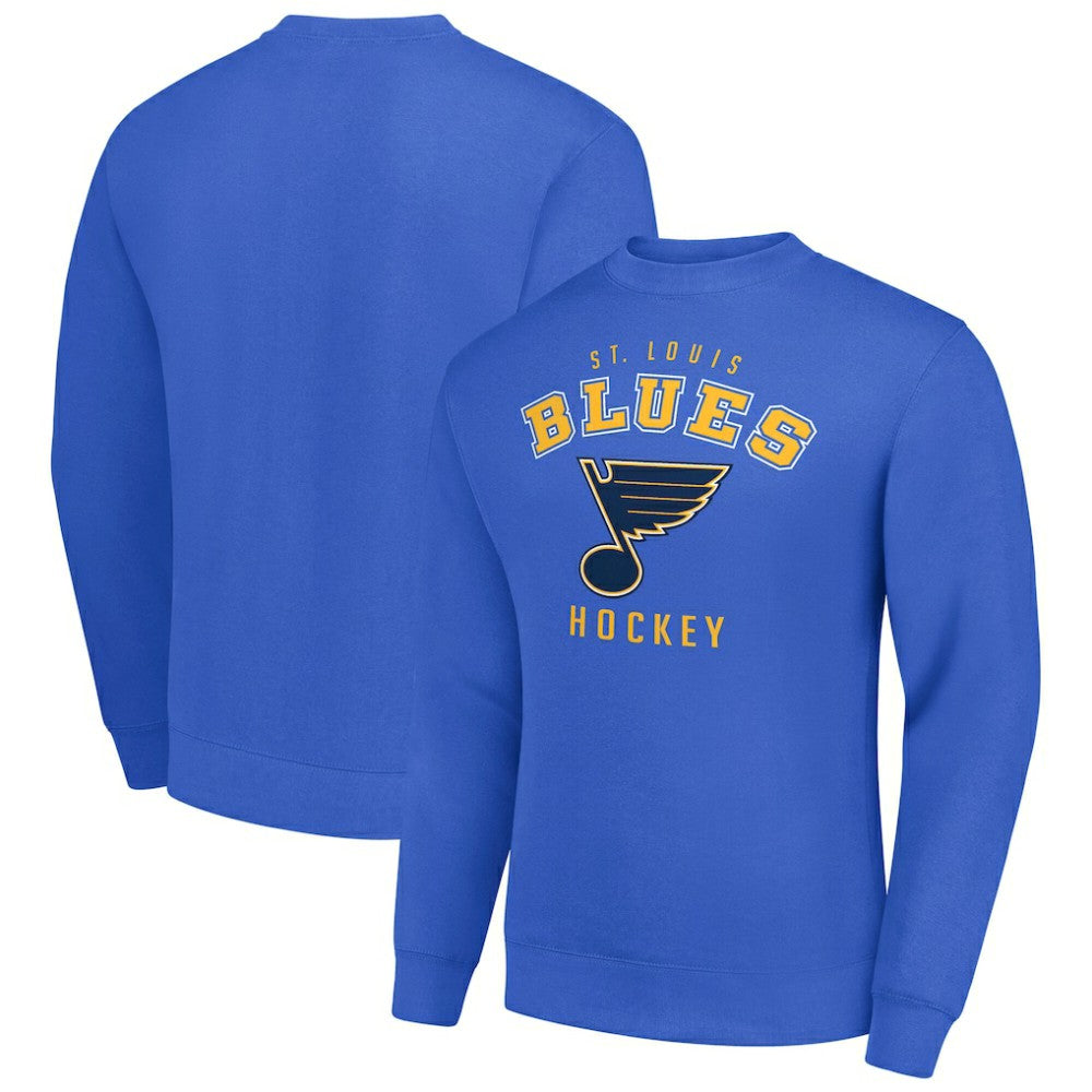 St. Louis Blues Men's Starter Team Logo Fleece Pullover Sweatshirt - Blue | NHL on sale