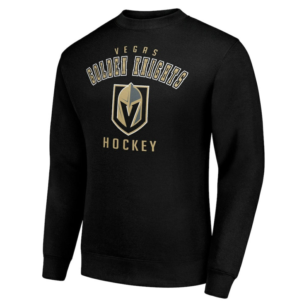 Vegas Golden Knights Men's Starter Team Logo Fleece Pullover Sweatshirt - Black | NHL Clearance