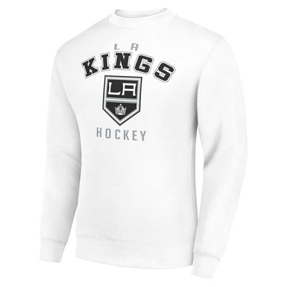 Los Angeles Kings Men's Starter Team Logo Fleece Pullover Sweatshirt - White | NHL near me