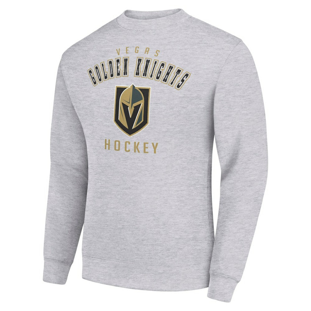 Vegas Golden Knights Men's Starter Team Logo Fleece Pullover Sweatshirt - Heather Gray | NHL sale