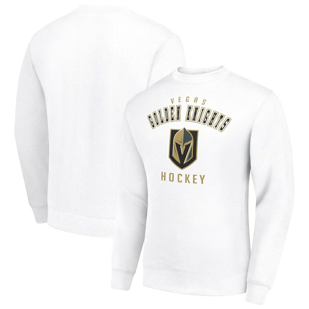 Vegas Golden Knights Men's Starter Team Logo Fleece Pullover Sweatshirt - White | NHL sale