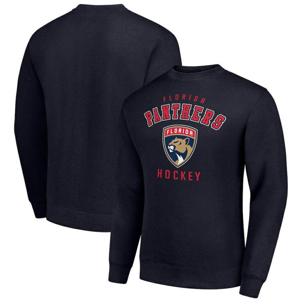 Florida Panthers Men's Starter Team Logo Fleece Pullover Sweatshirt - Navy | NHL Clearance