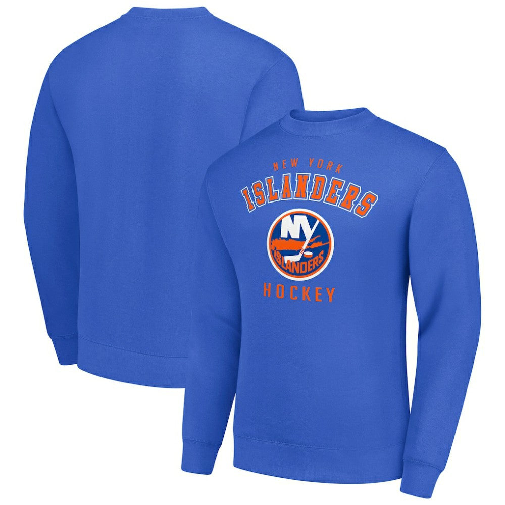 New York Islanders Men's Starter Team Logo Fleece Pullover Sweatshirt - Royal | NHL on sale