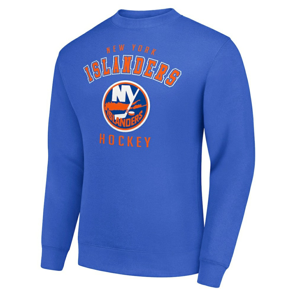 New York Islanders Men's Starter Team Logo Fleece Pullover Sweatshirt - Royal | NHL on sale