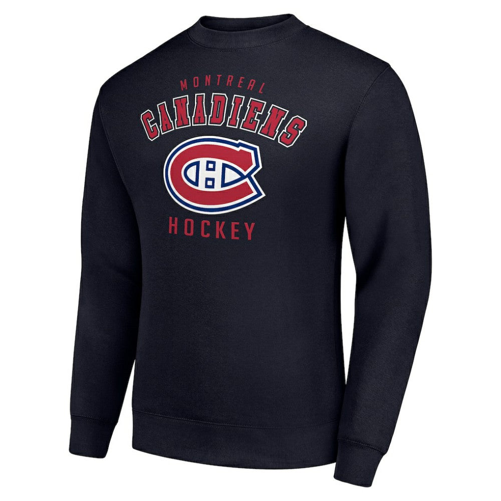Montreal Canadiens Men's Starter Team Logo Fleece Pullover Sweatshirt - Navy | NHL sale