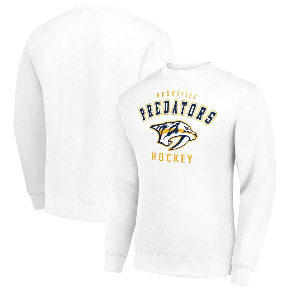 Nashville Predators Men's Starter Team Logo Fleece Pullover Sweatshirt - White | NHL sale