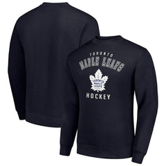 Toronto Maple Leafs Men's Starter Team Logo Fleece Pullover Sweatshirt - Navy | NHL near me