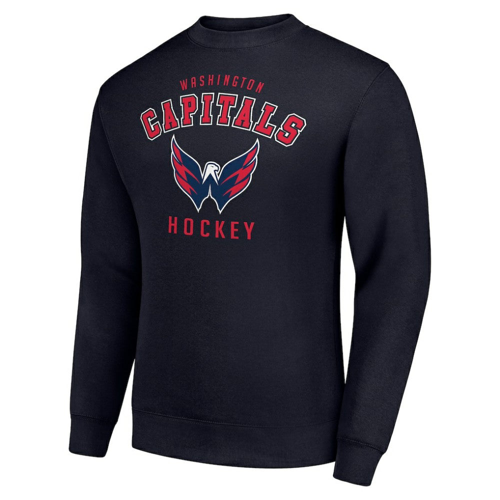 Washington Capitals Men's Starter Team Logo Fleece Pullover Sweatshirt - Navy | NHL Clearance