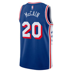Nike Jared McCain Philadelphia 76ers Swingman Jersey Icon Edition Royal