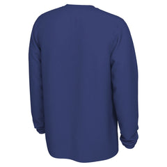 Nike Golden State Warriors 2025/26 On-Court Flare Dri-FIT Practice Long Sleeve Tri-Blend T-Shirt Royal