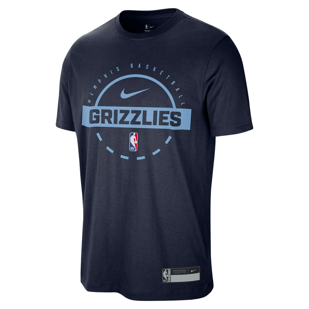 Nike Memphis Grizzlies 2025/26 On-Court Flare Performance Practice T-Shirt Navy