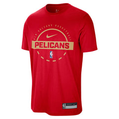 Nike New Orleans Pelicans 2025/26 On-Court Flare Performance Practice T-Shirt Red