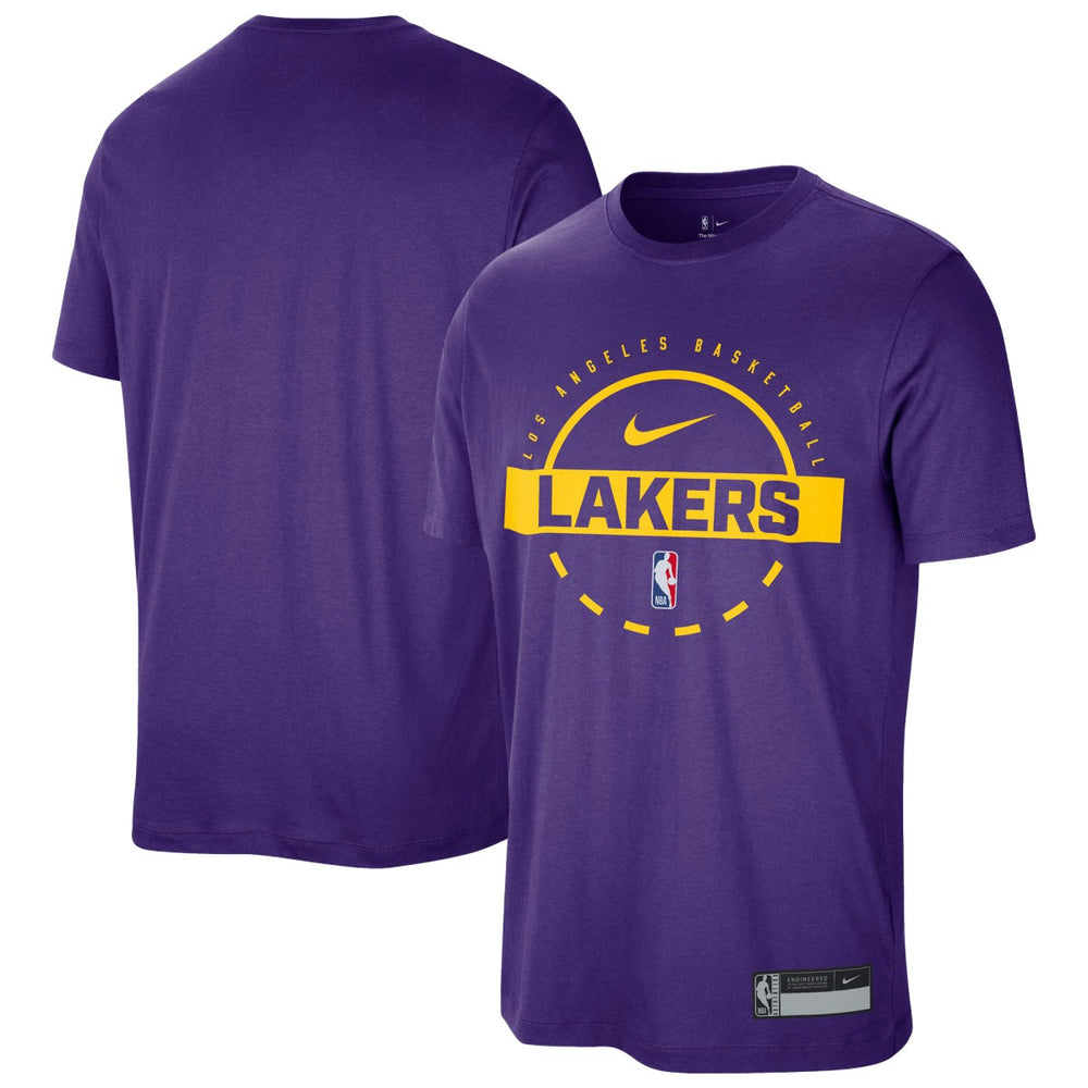 Nike Los Angeles Lakers 2025/26 On-Court Flare Performance Practice T-Shirt Purple