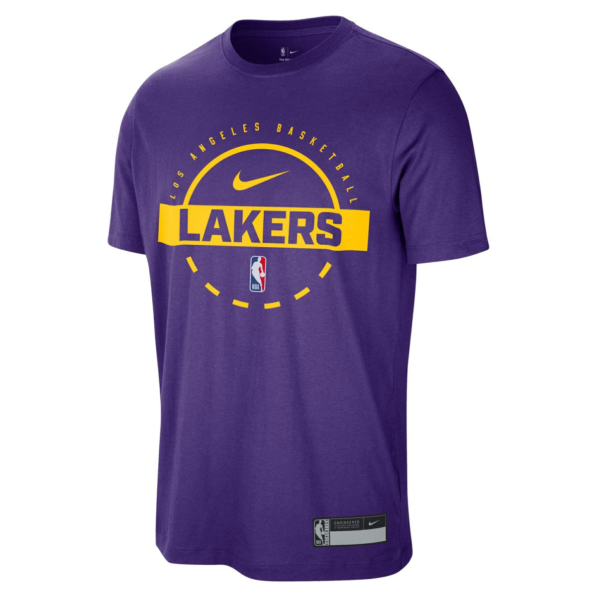 Nike Los Angeles Lakers 2025/26 On-Court Flare Performance Practice T-Shirt Purple