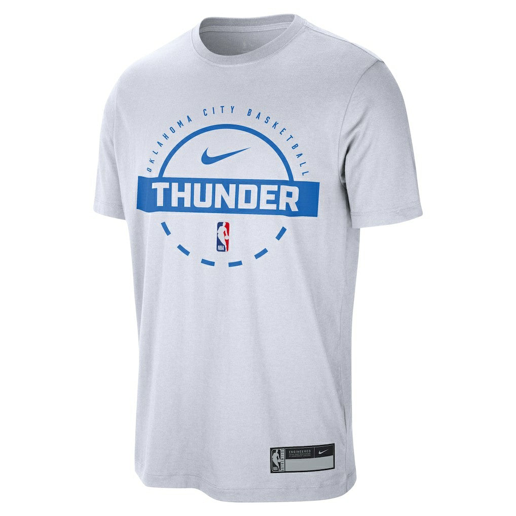 Nike Oklahoma City Thunder 2025/26 On-Court Flare Performance Practice T-Shirt White