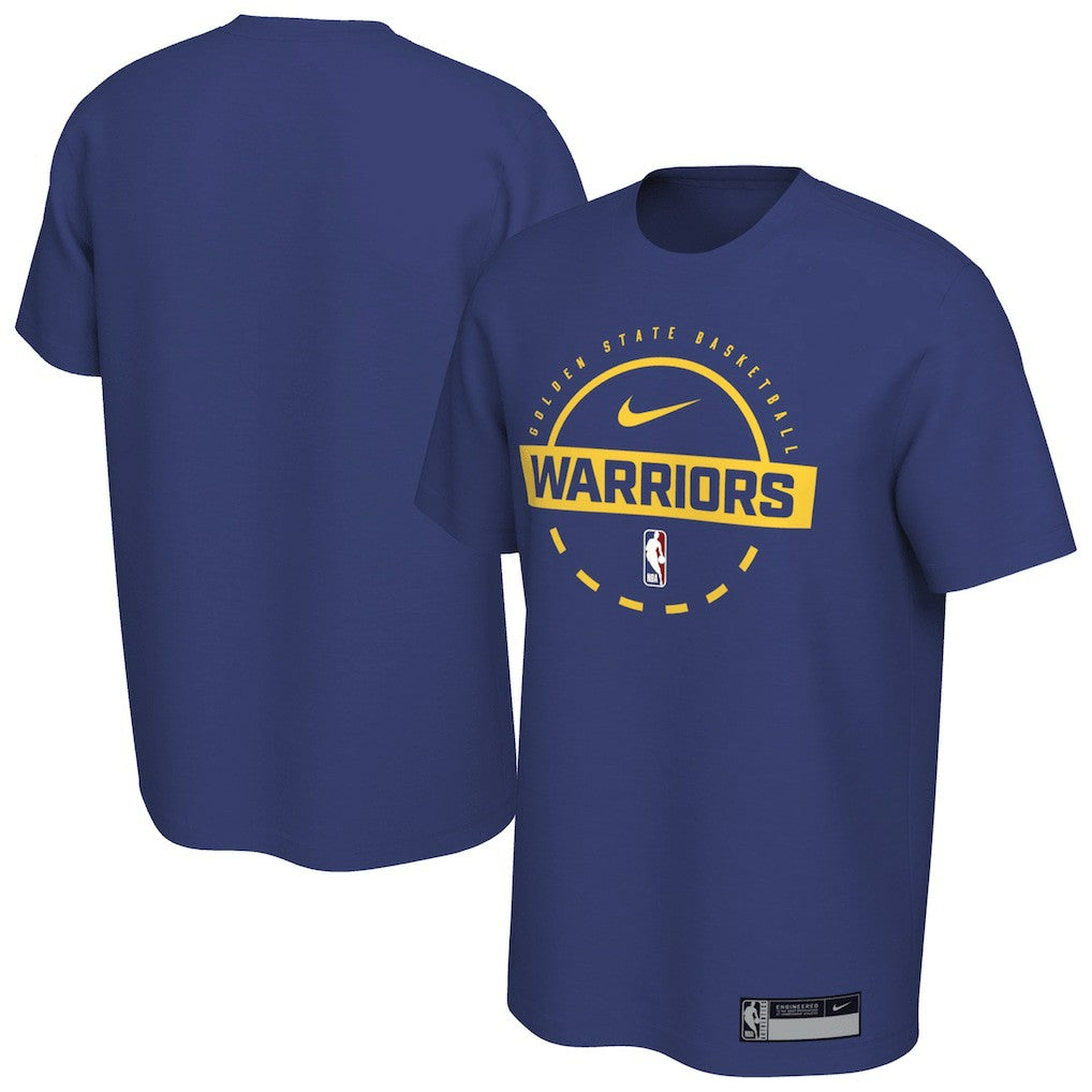 Nike Golden State Warriors 2025/26 On-Court Flare Performance Practice T-Shirt Royal