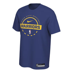 Nike Golden State Warriors 2025/26 On-Court Flare Performance Practice T-Shirt Royal