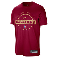 Nike Cleveland Cavaliers 2025/26 On-Court Flare Dri-FIT Tri-Blend Practice T-Shirt Wine