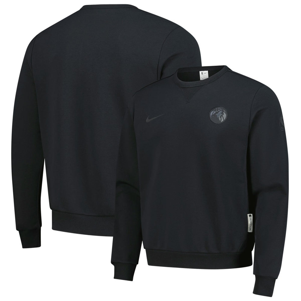 Nike Minnesota Timberwolves Authentic Standard Issue Travel Dri-FIT Sweatshirt Black