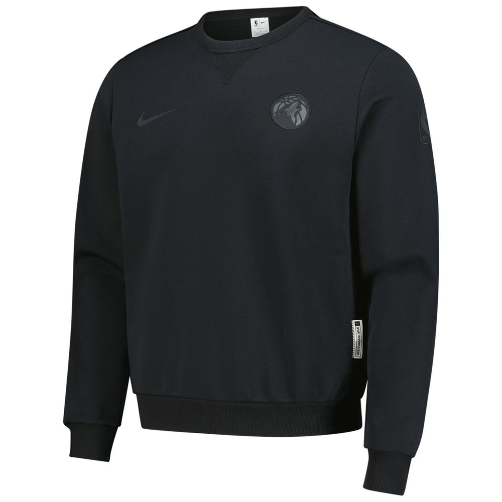 Nike Minnesota Timberwolves Authentic Standard Issue Travel Dri-FIT Sweatshirt Black