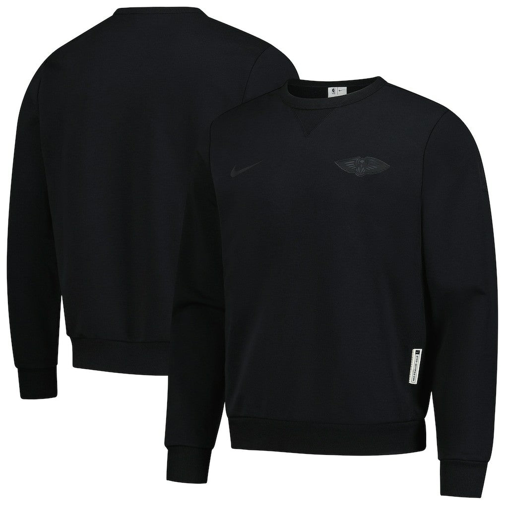 Nike New Orleans Pelicans Authentic Standard Issue Travel Dri-FIT Sweatshirt Black
